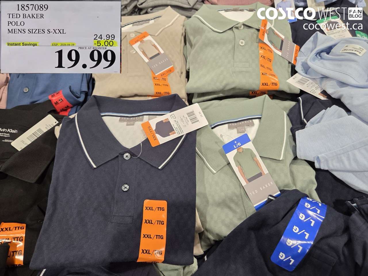 ted baker polo mens sizes sxxl