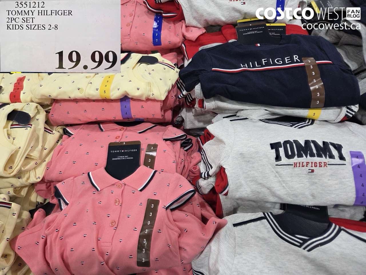 TOMMY HILFIGER 2PC SET KIDS SIZES 2-8