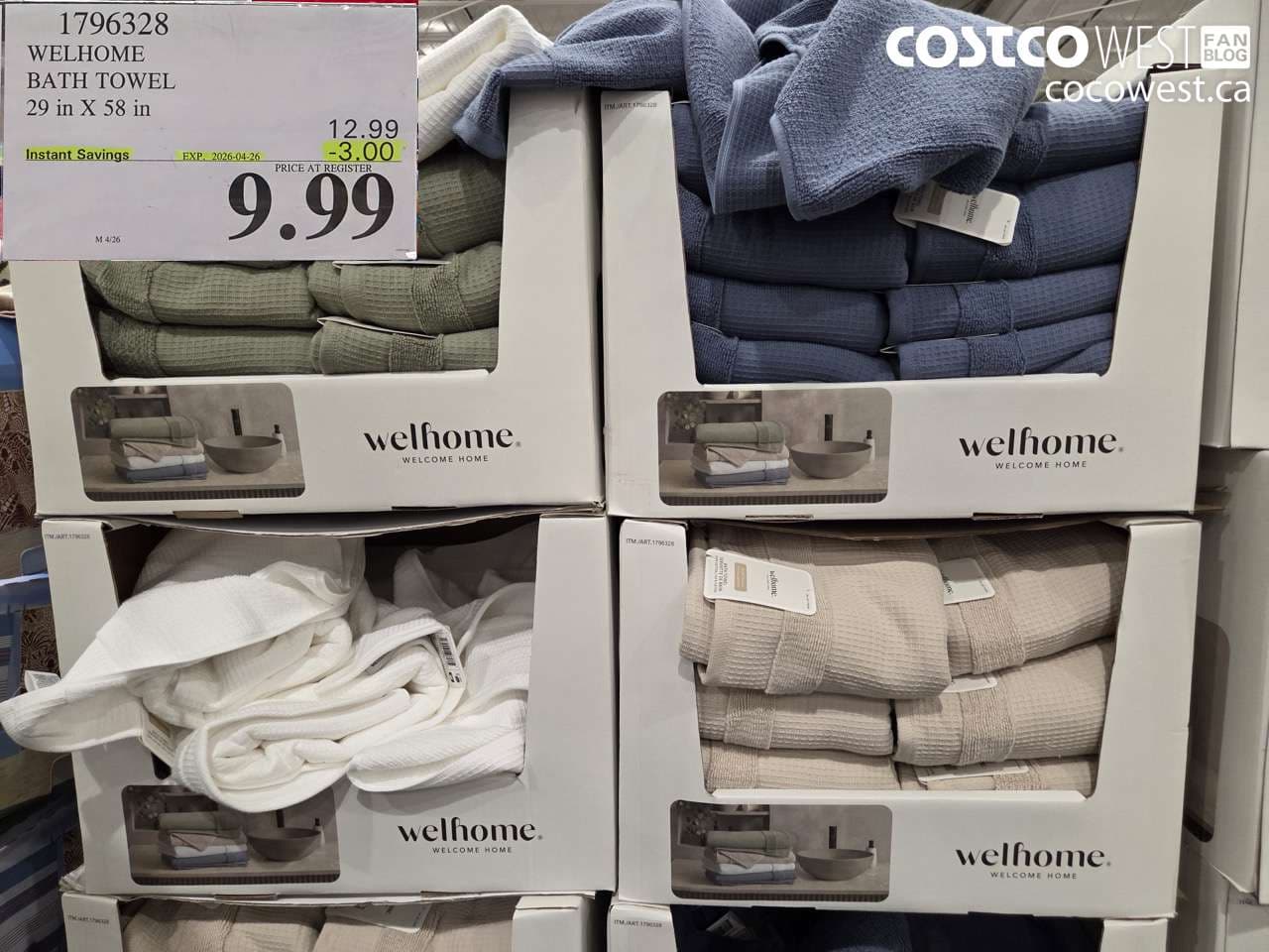 welhome bath towel 29 in x 58 in