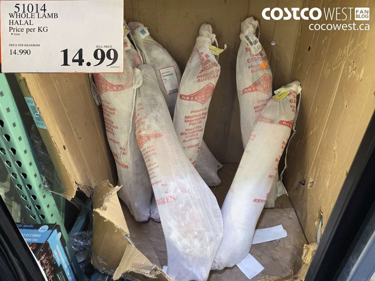 WHOLE LAMB HALAL PRICE PER KG