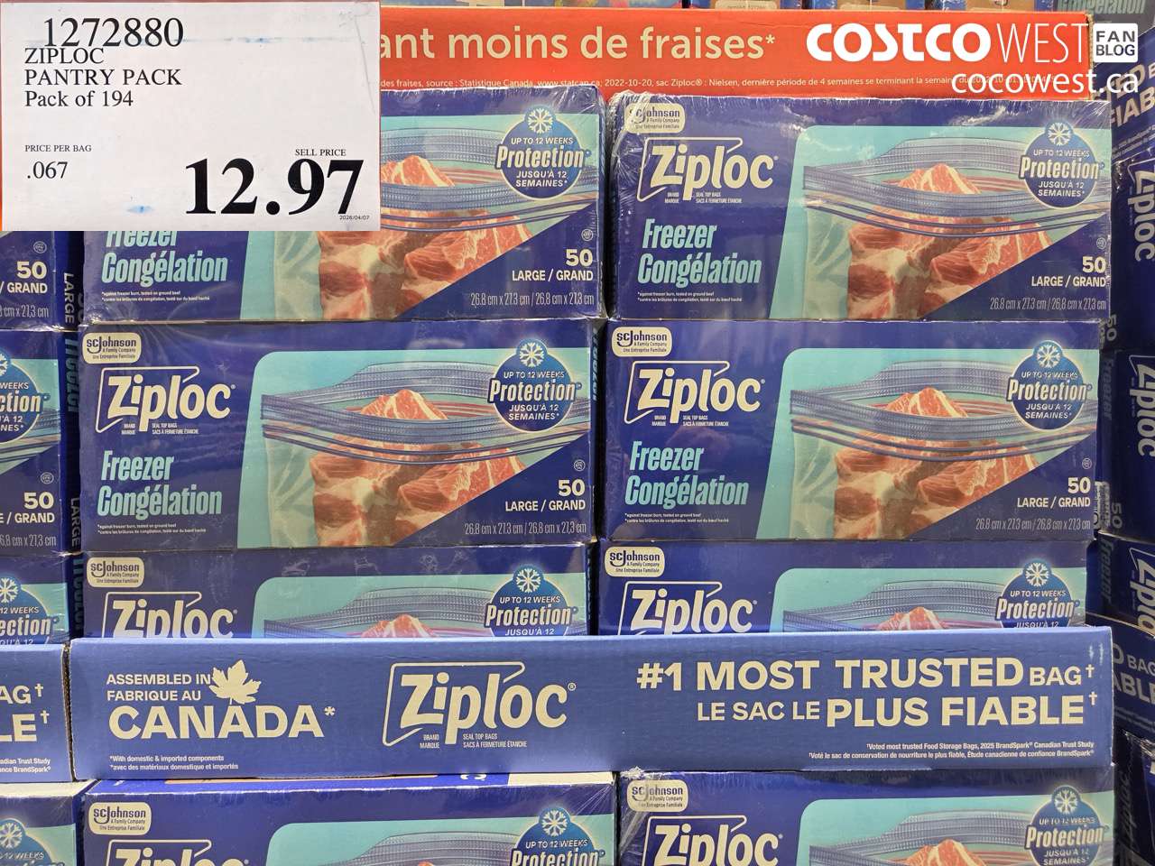 ziploc pantry pack pack of 194