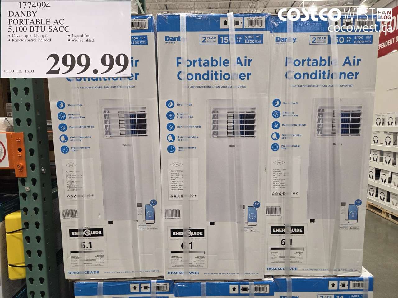 danby portable ac 5100 btu sacc