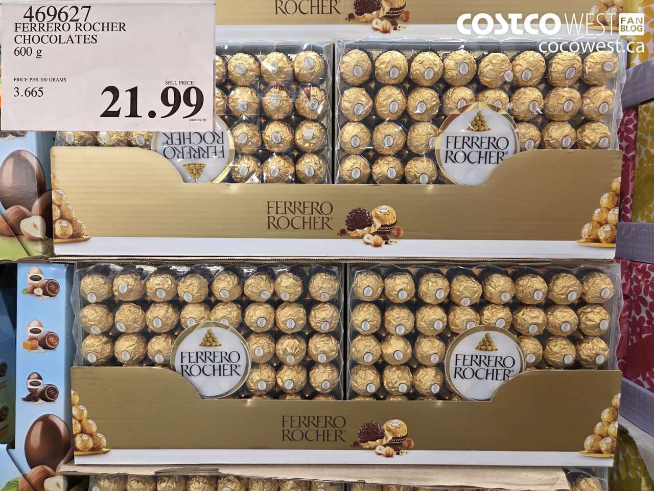 ferrero rocher chocolates 600 g