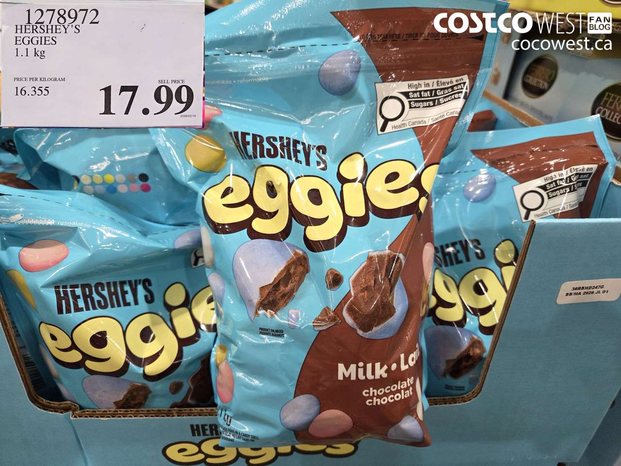 hersheys eggies 11kg
