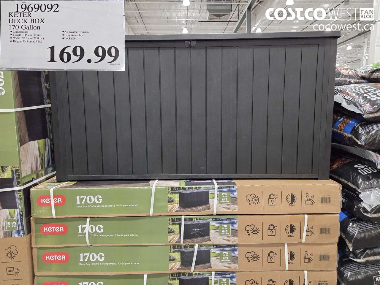 keter deck box 170 gallon