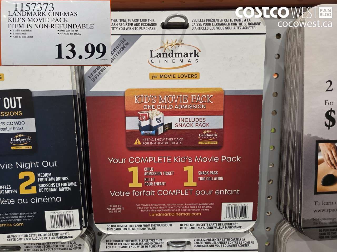 landmark cinemas kids movie pack item is nonrefundable