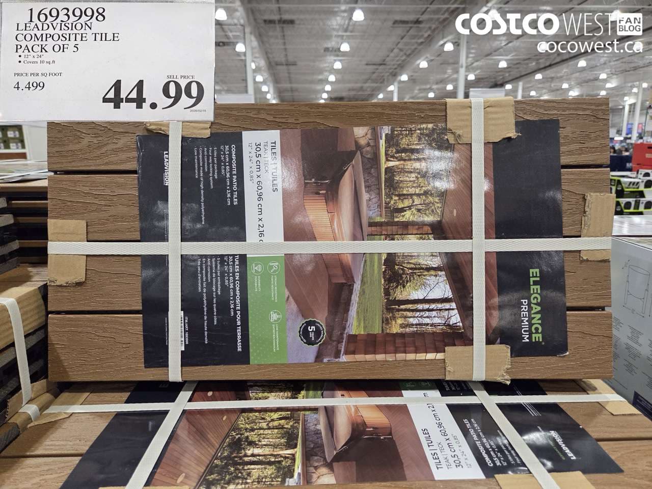 leadvision composite tile pack of 5