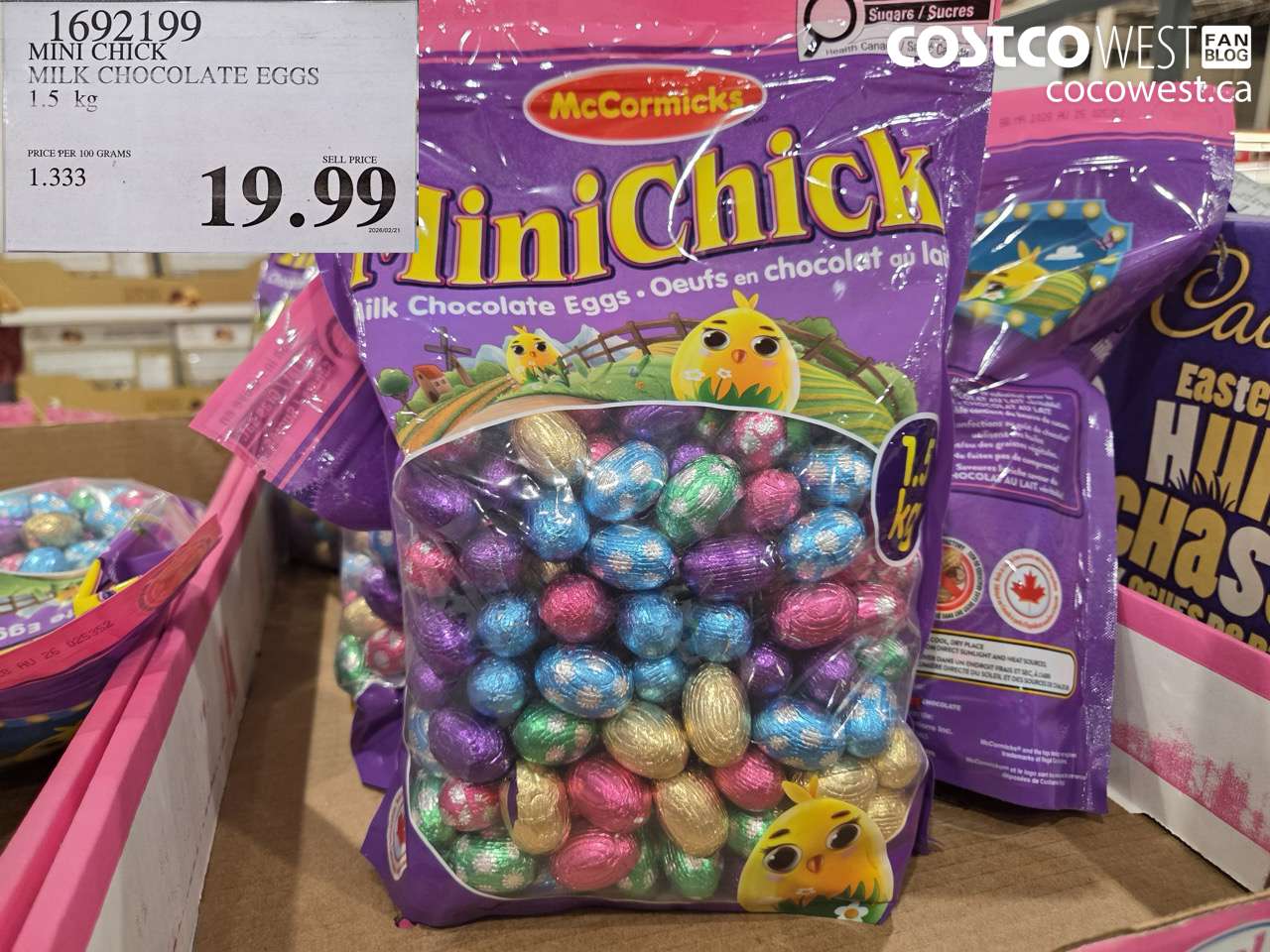 mini chick milk chocolate eggs 15 kg