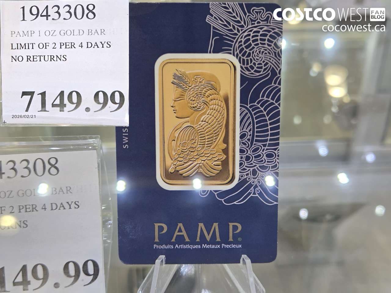 pamp 1 oz gold bar