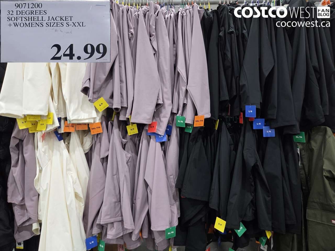 32 degrees softshell jacket womens sizes sxxl