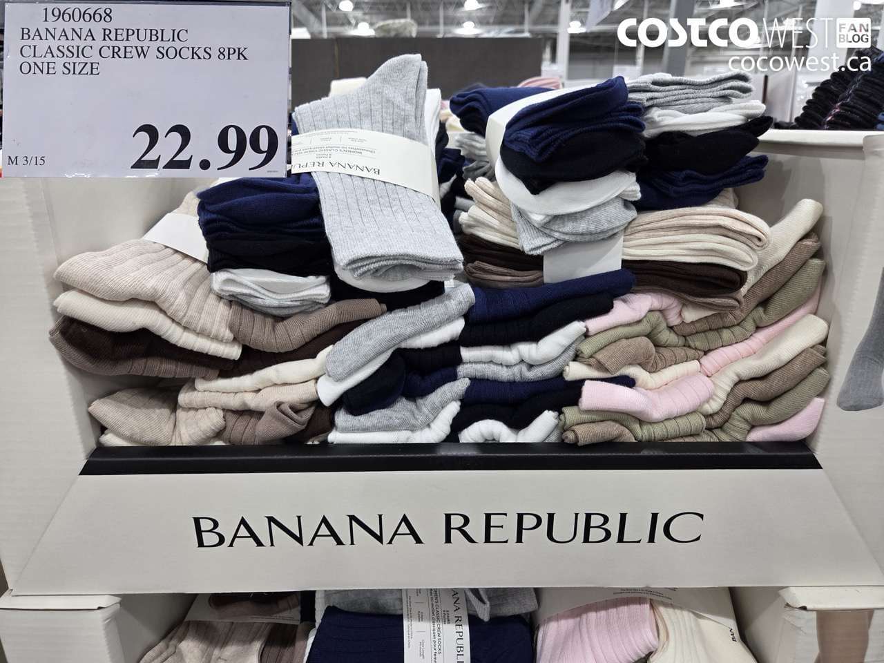 banana republic classic crew socks 8pk one size