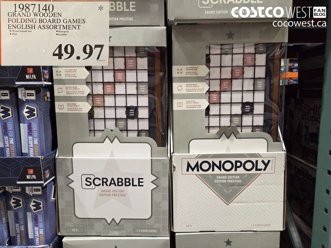 grand wooden folding board games english assortment