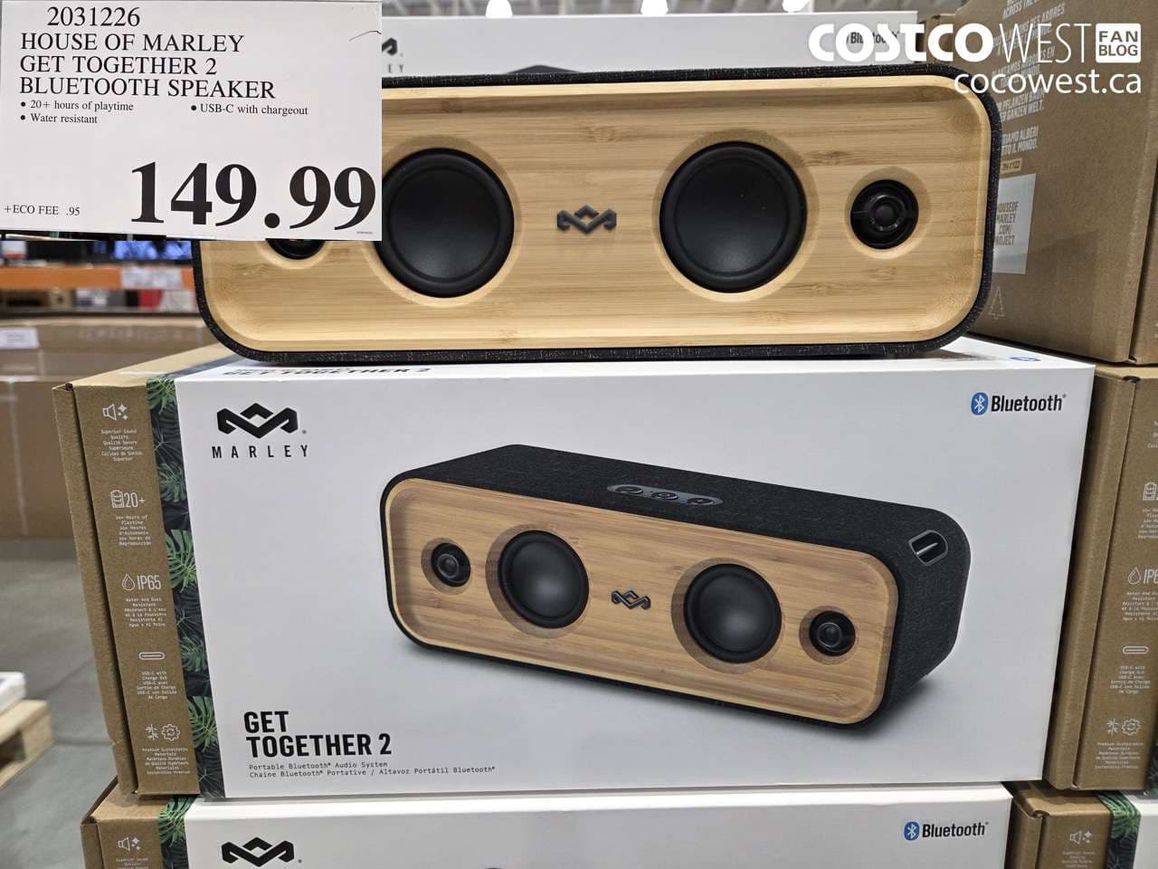 house of marley get together 2 bluetooth speaker