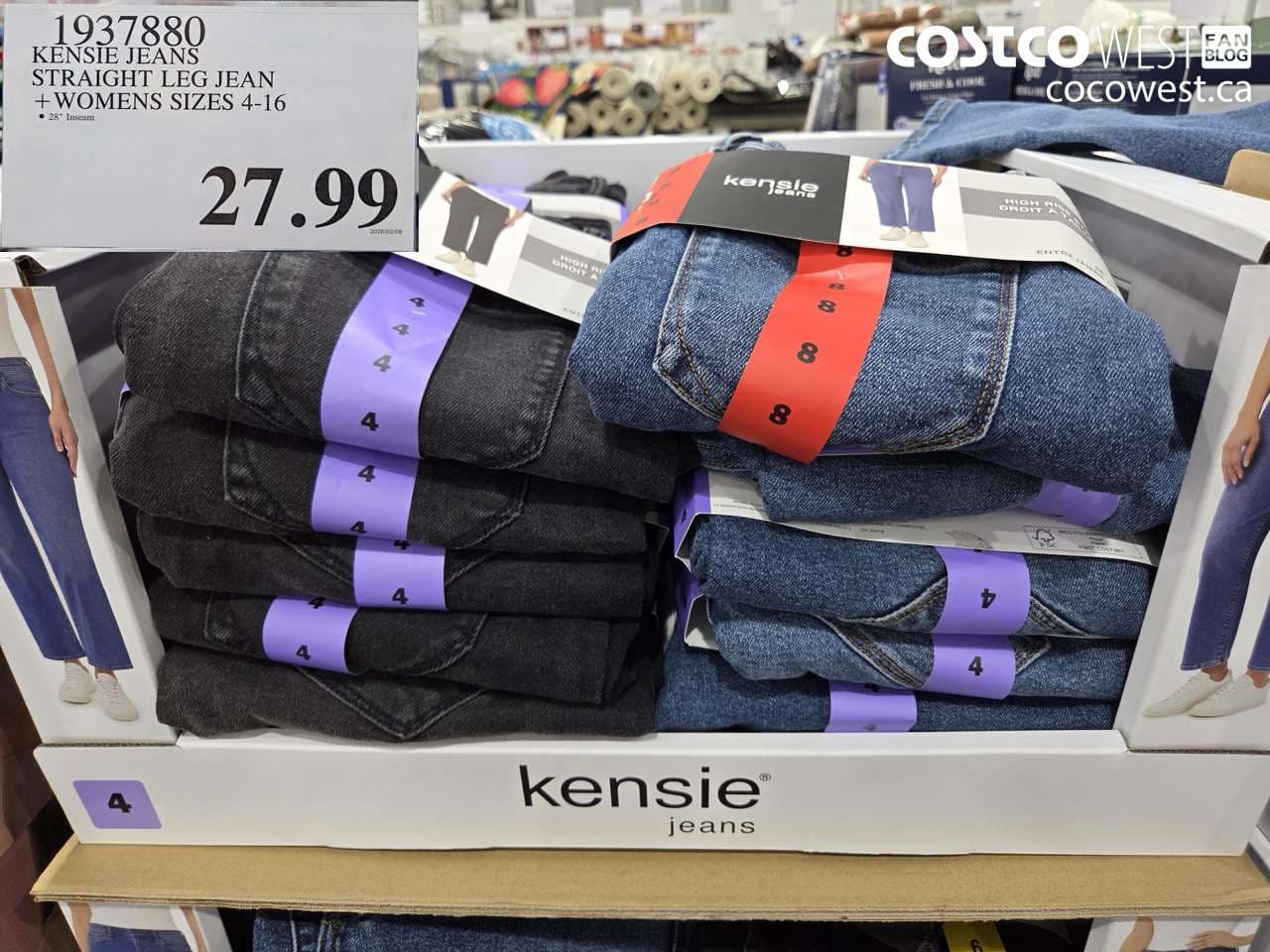 kensie jeans straight leg jean womens sizes 416